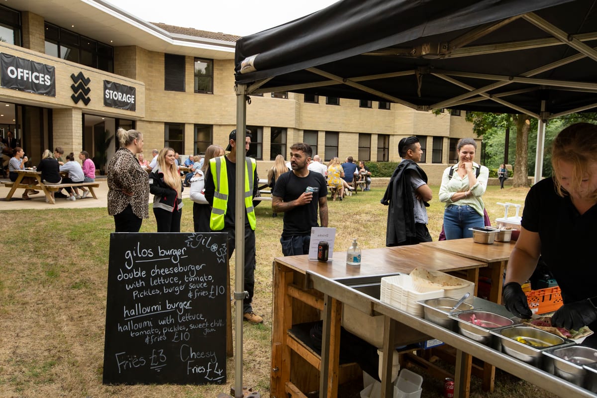 Members and families at the Watermoor Point summer party